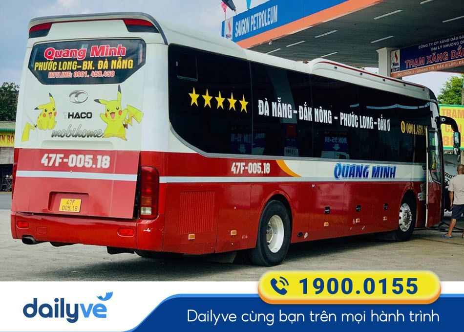 Nhà xe Quang Minh Bình Phước đi Đắk Lắk