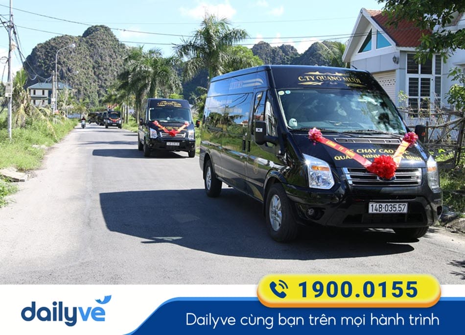 Xe khách Quang Mười chất lượng cao từ Ninh Bình đi Hải Phòng