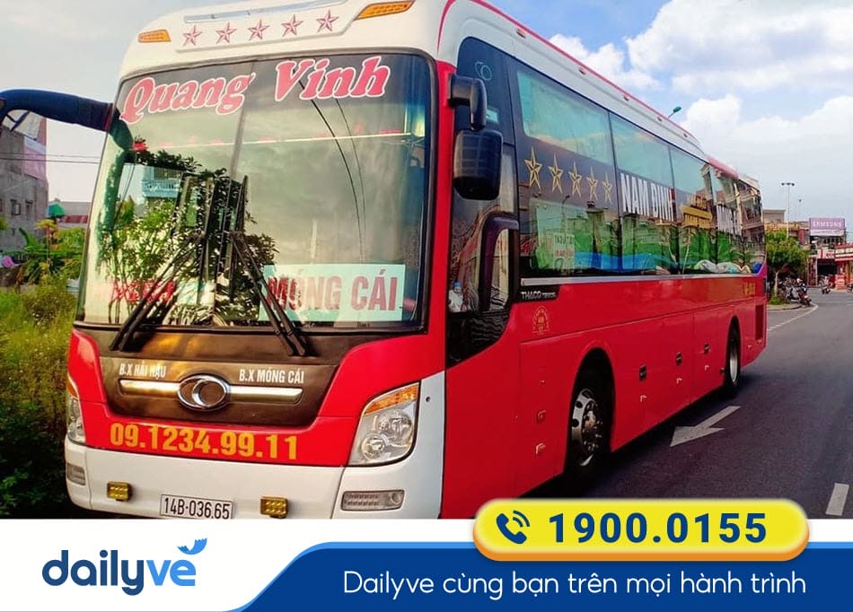 Nhà xe Quang Vinh Nam Định đi Quảng Ninh
