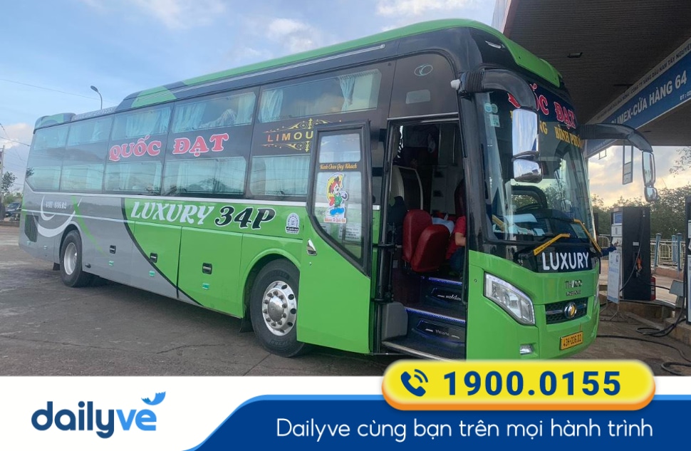 Nhà xe Quốc Đạt tuyến Đà Nẵng đi Kon Tum