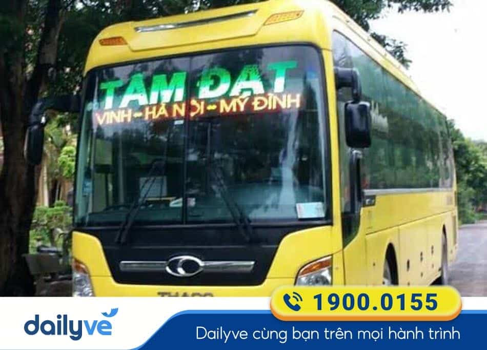 Nhà xe Tâm Đạt Hà Nội đi Nghệ An với dịch vụ chu đáo
