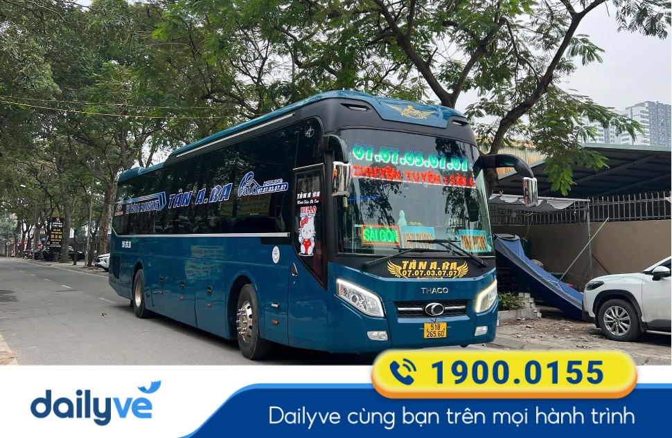 Nhà xe Tân ABa tuyến Sài Gòn đi Quảng Bình