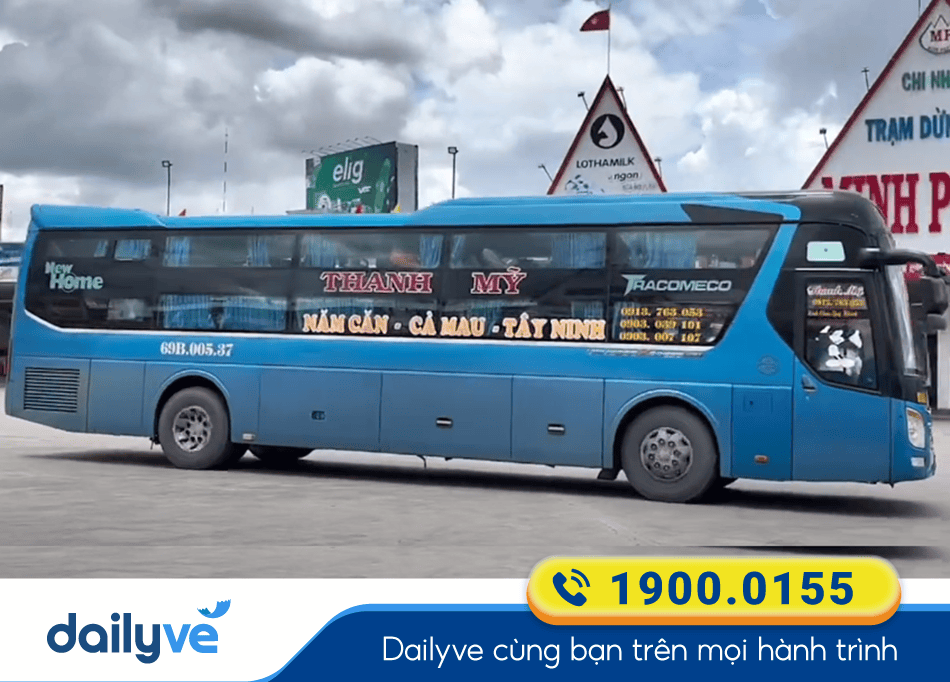 Nhà xe Thanh Mỹ Cà Mau đi Tây Ninh