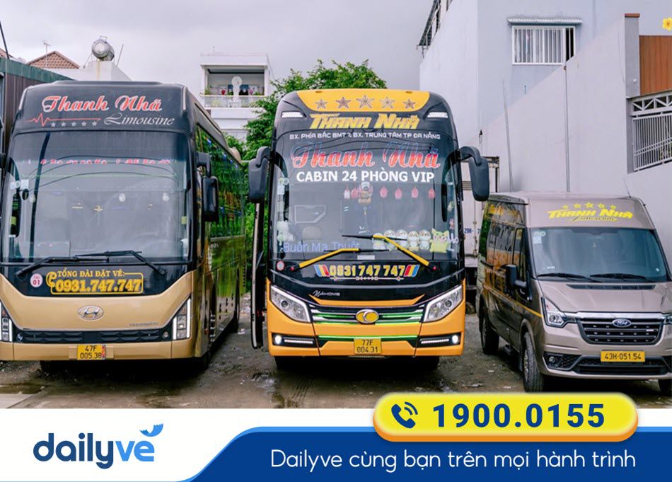 Nhà xe Thanh Nhã Đắk Lắk - Đà Nẵng