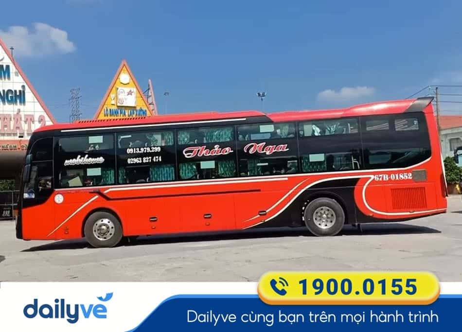 Nhà xe Thảo Nga tuyến xe Bình Dương - An Giang