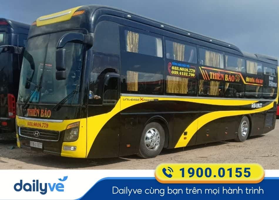 Xe khách Thiên Bảo đi Đồng Tháp từ Sài Gòn