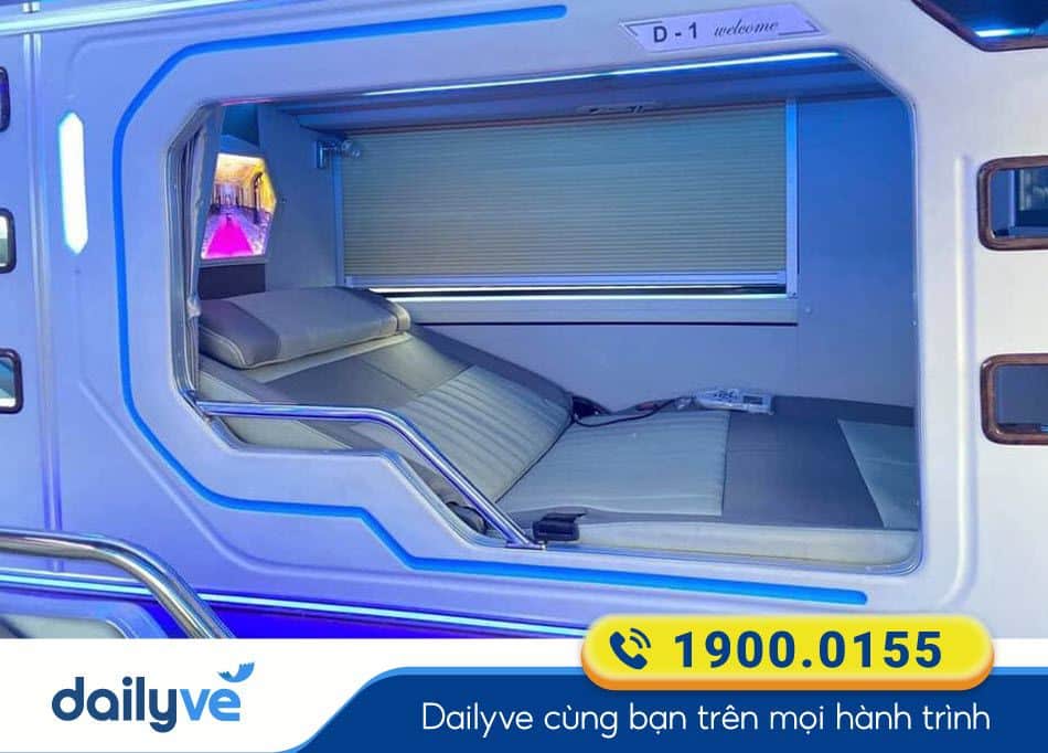 Nội thất xe Limousine 24 phòng của nhà xe Tín Hương