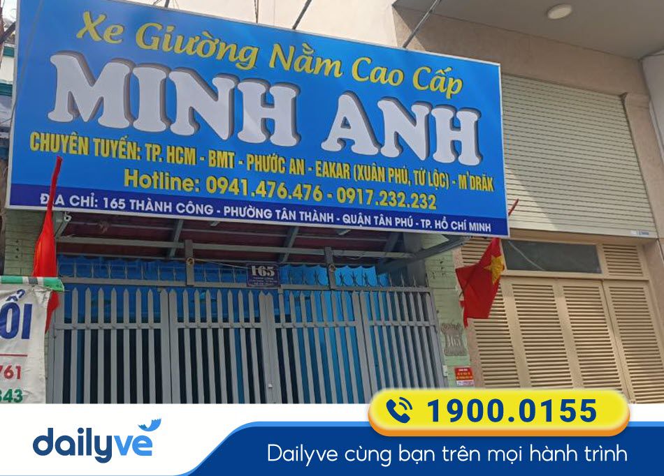 Văn phòng nhà xe Minh Anh tại Sài Gòn
