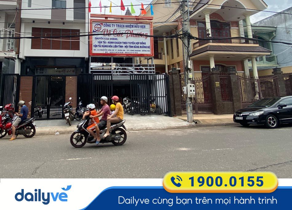 Địa chỉ nhà xe Võ Cúc Phương tại Đồng Nai