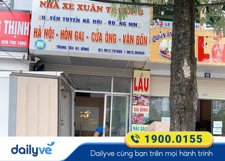 Địa chỉ văn phòng nhà xe Xuân Trường tại Hà Nội