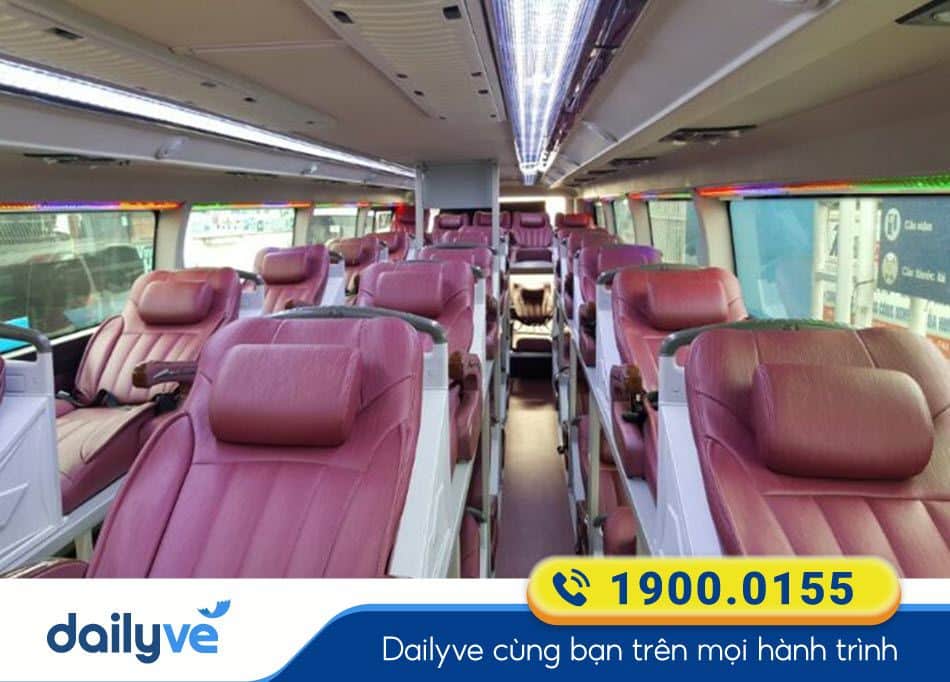 Xe giường nằm 40 chỗ của xe Năm Rùm đi Phú Yên