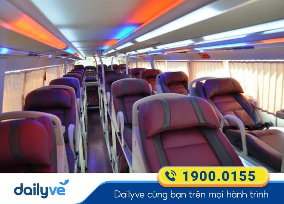 Dòng xe giường nằm 41 chỗ của nhà xe Phát Bạc Liêu