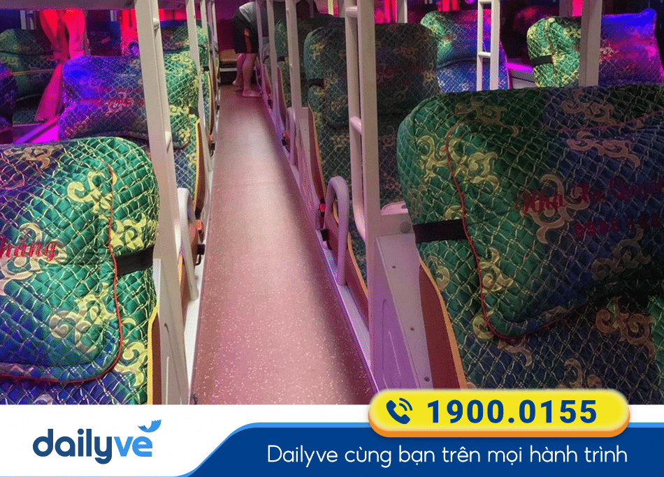 Xe giường nằm 40 chỗ của nhà xe Quỳnh Hằng