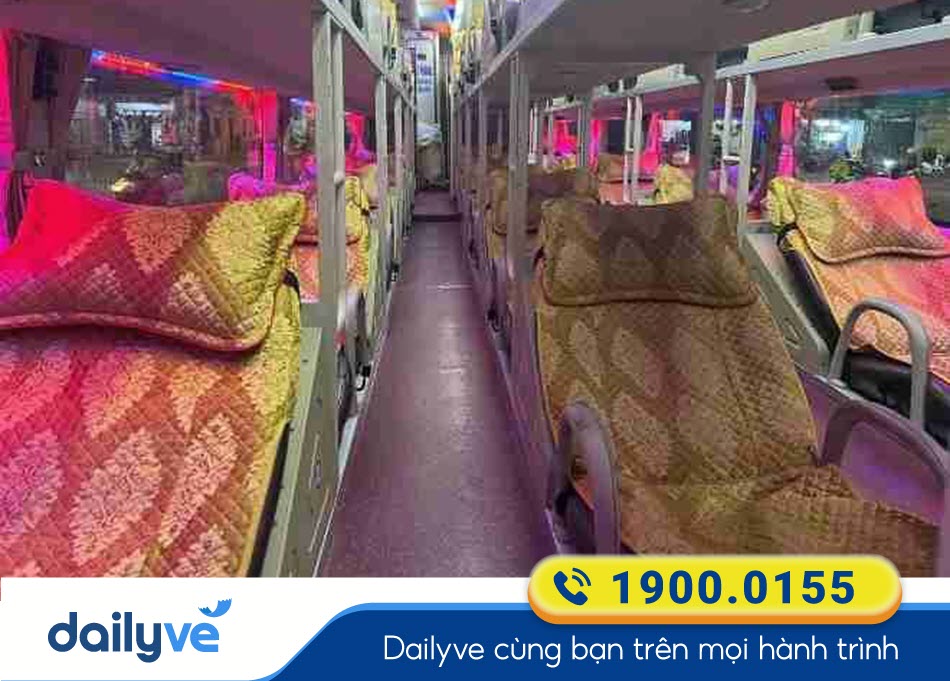 Xe giường nằm 40 chỗ đời mới của xe khách Tâm Đạt Nghệ An