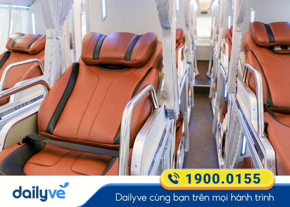 Xe giường nằm Limousine 34 phòng của nhà xe Quý Liên Bình Định
