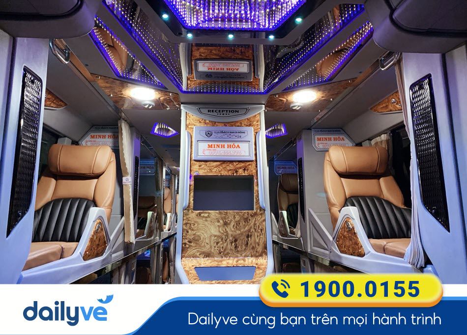 Xe Limousine 34 phòng của nhà xe Minh Hóa Nghĩa Đàn - Nghệ An