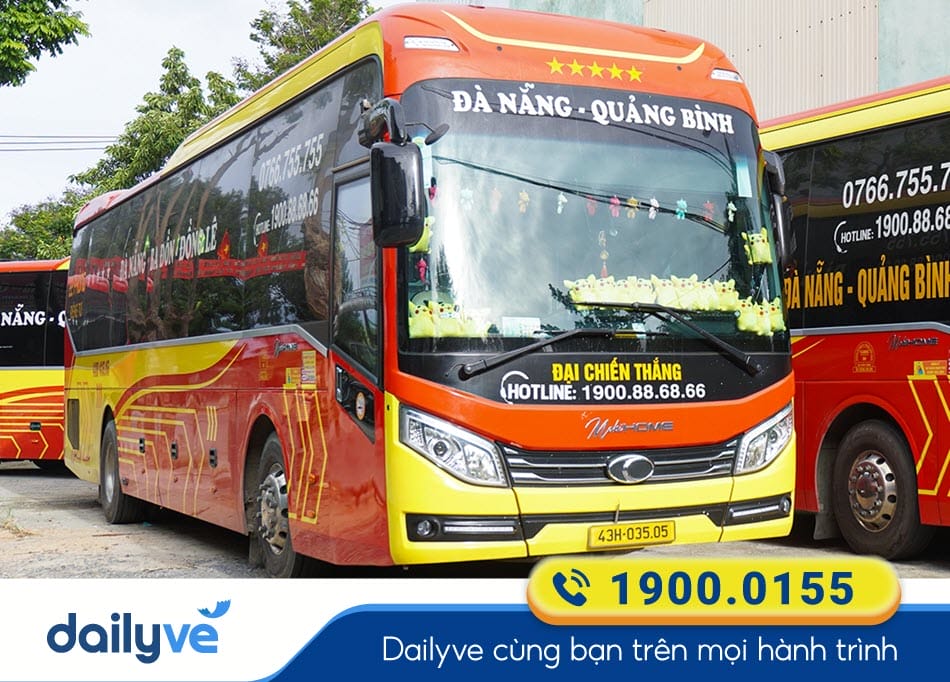 Nhà xe Đại Chiến Thắng Đà Nẵng đi Ba Đồn - Quảng Bình chất lượng cao