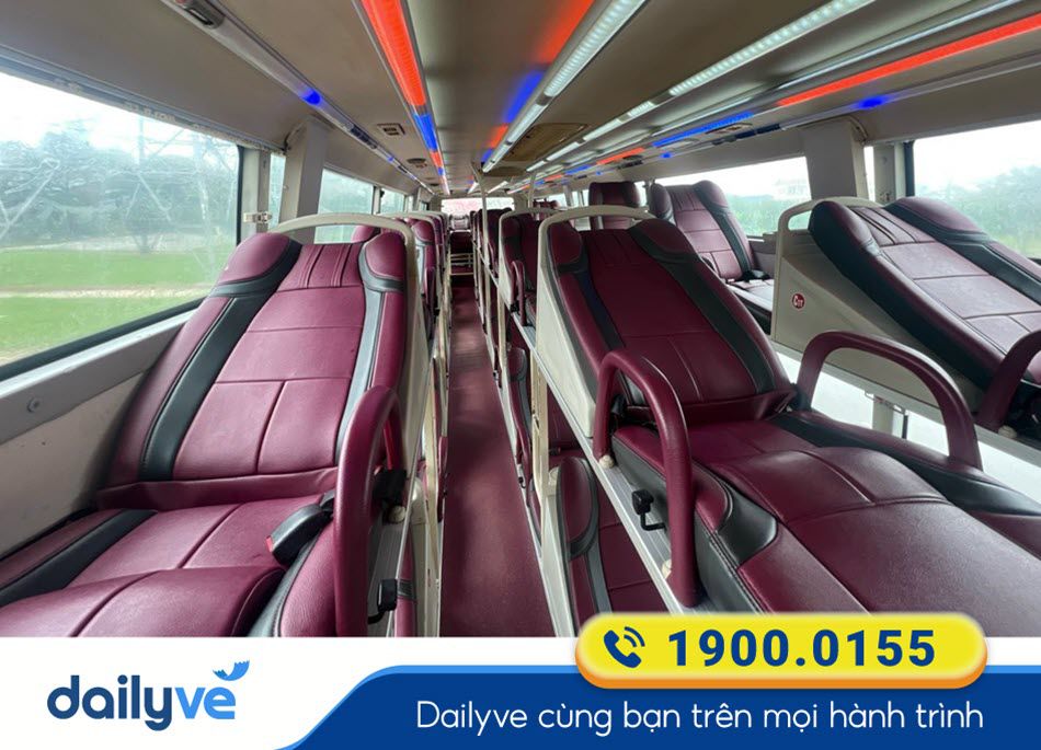Xe giường nằm 44 chỗ của nhà xe Lượng Triều Quảng Ngãi