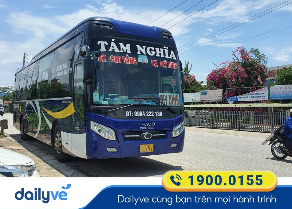 Xe khách Tám Nghĩa Cao Bằng đi Hà Nội